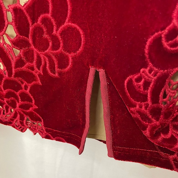 Free People NWT Velvet Dress Size L - Picture 3 of 11